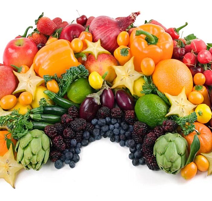 Nên duy trì bữa ăn với các thực phẩm nhiều màu sắc khác nhau. Ảnh: veg-appeal